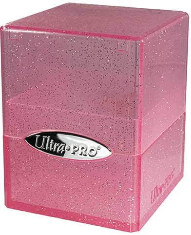 Ultra Pro Satin Cube Glitter Pink