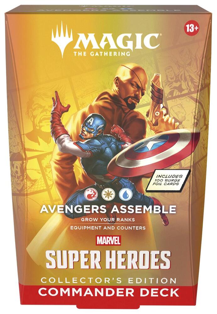 MTG Marvel Super Heroes Avengers Assemble Collector Commander Deck