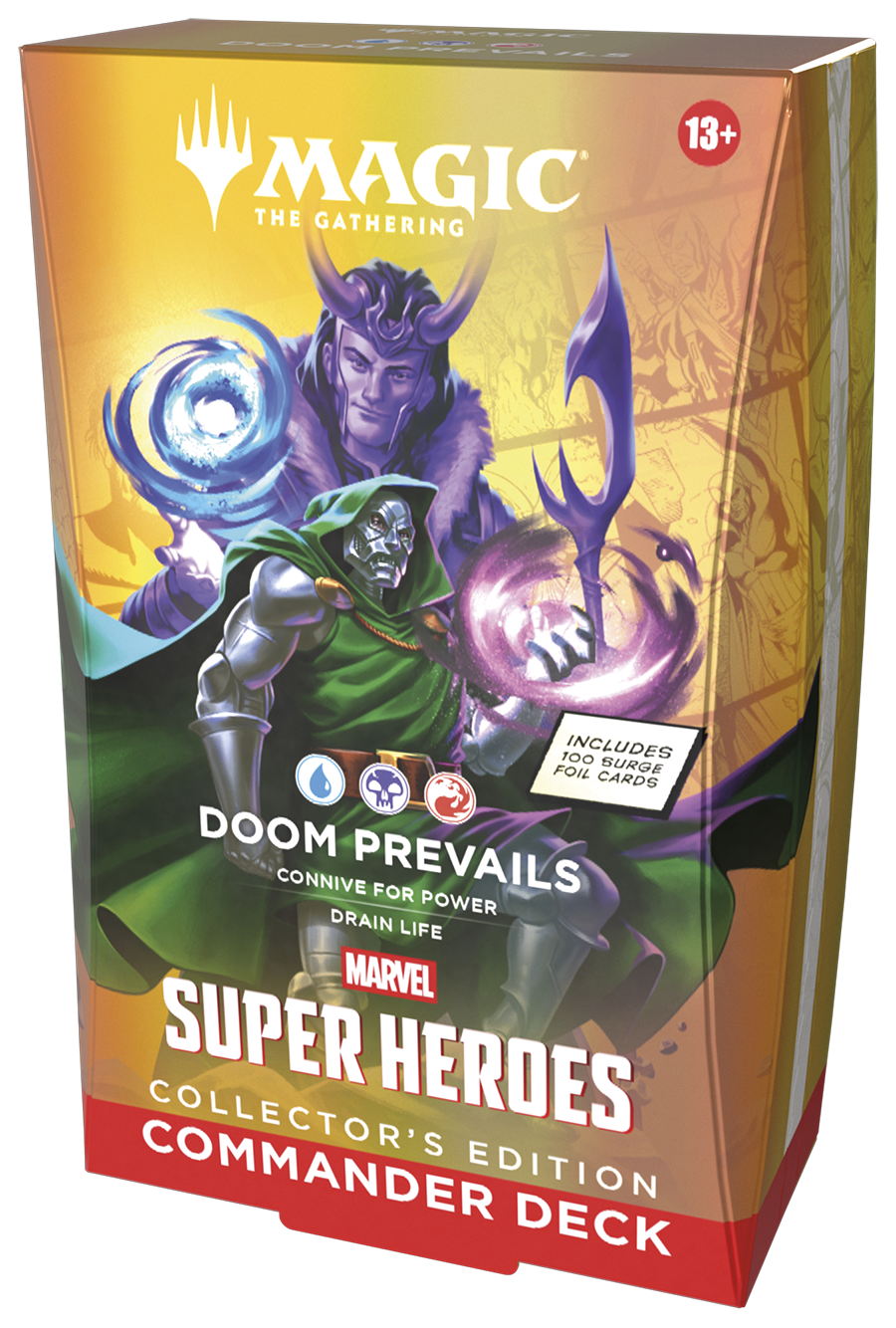 MTG Marvel Super Heroes Doom Prevails Collector Commander Deck