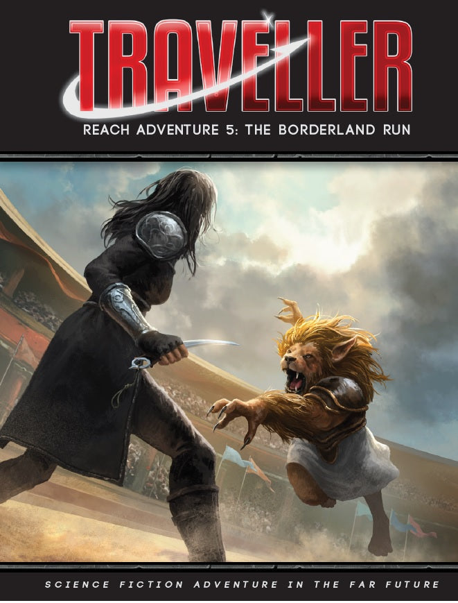 Traveller TTRPG Reach Adventures 5 Borderland Run