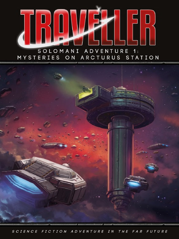 Traveller TTRPG Solomani Adventures 1 Mysteries on Arcturus Station