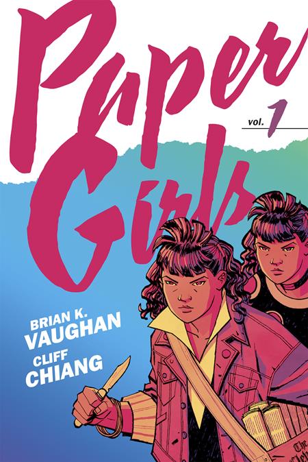 Paper Girls Backpack Edition TP Vol 1 DM Cliff Chiang Cover
