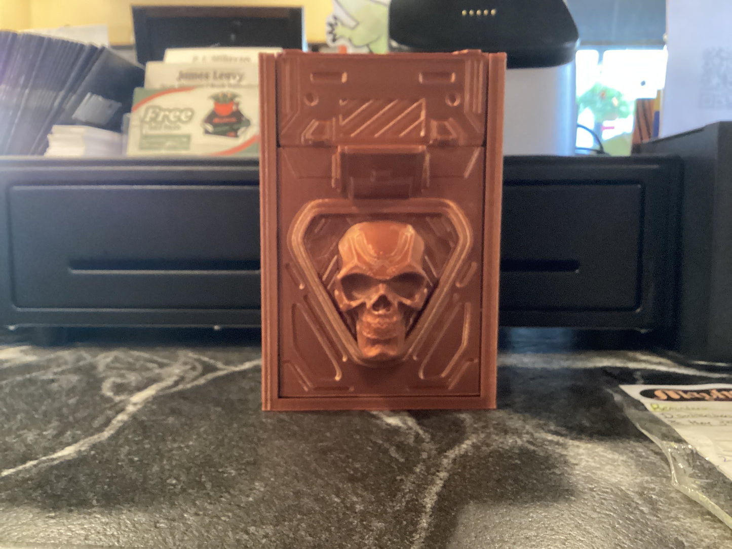 Deck & Dice Box (Skull)