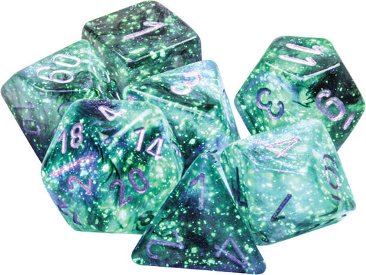 Borealis Polyhedral Light Smoke/Silver Luminary 7-Die Set