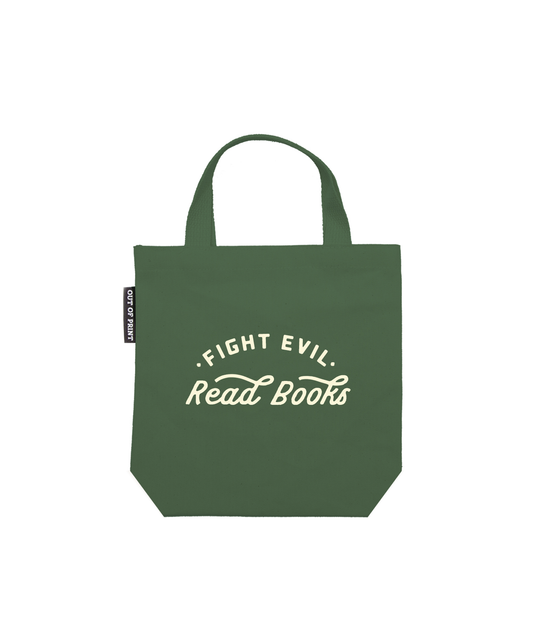 Fight Evil Read Books Mini-Tote