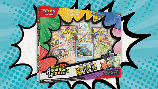 Pokemon Mega Evolution Ascended Heroes First Partners Deluxe Pin Collection