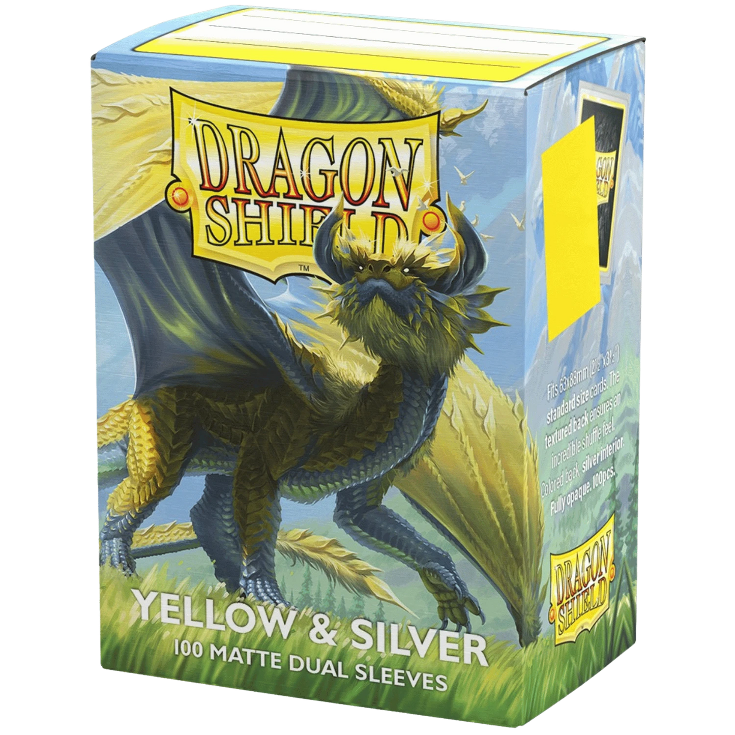 Dragon Shield Dual Matte Yellow and Silver