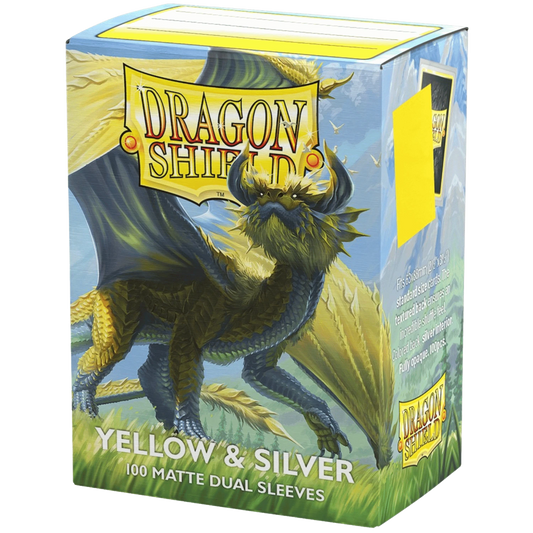 Dragon Shield Dual Matte Yellow and Silver