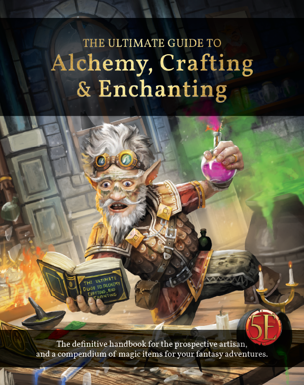 DND Ultimate Guide to Alchemy Crafting Enchanting 5E HC