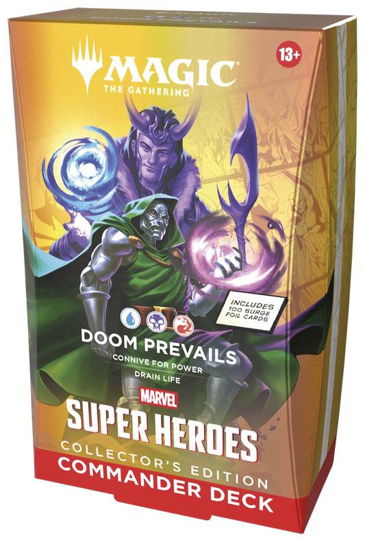 MTG Marvel Super Heroes Doom Prevails Collector Commander Deck