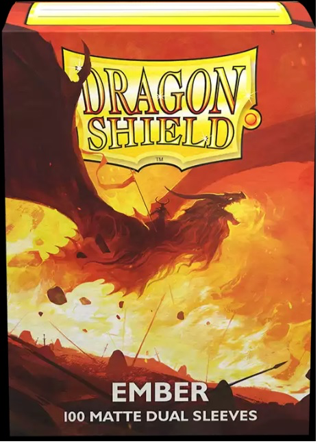 Dragon Shield Sleeves Dual Matte Ember