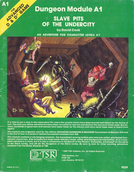 DND 5E Slave Pits of the Undercity