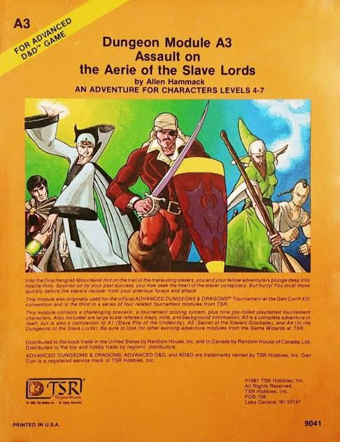 DND 5E Assault on the Aerie of the Slave Lords
