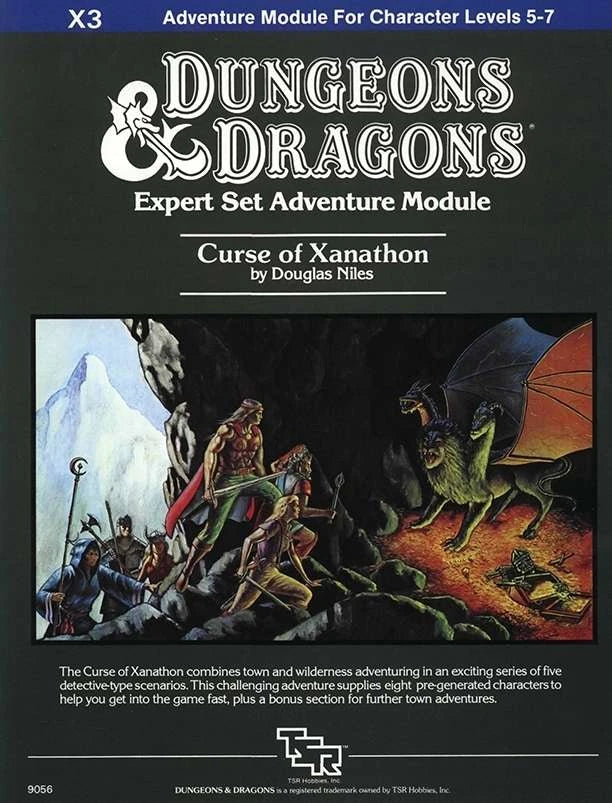 DND 5E Curse of Xanathon