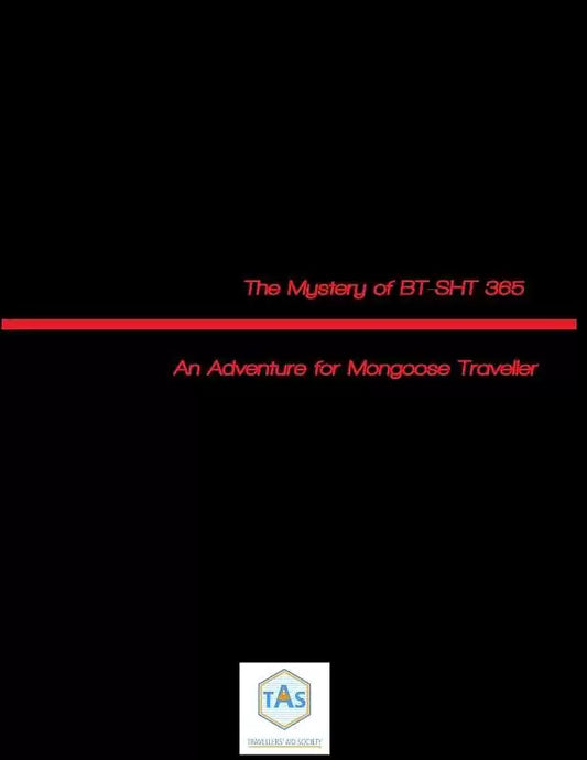 Traveller TTRPG Mystery of BT SHT 365 SC