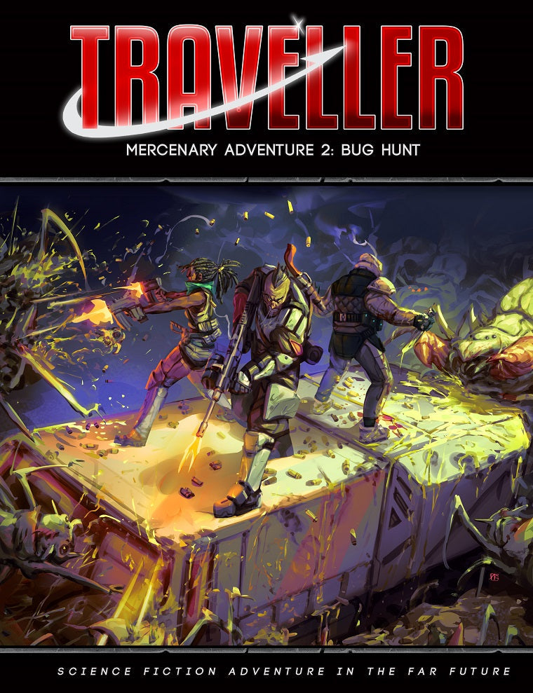 Traveller TTRPG Mercenary Adventures 2 Bug Hunt