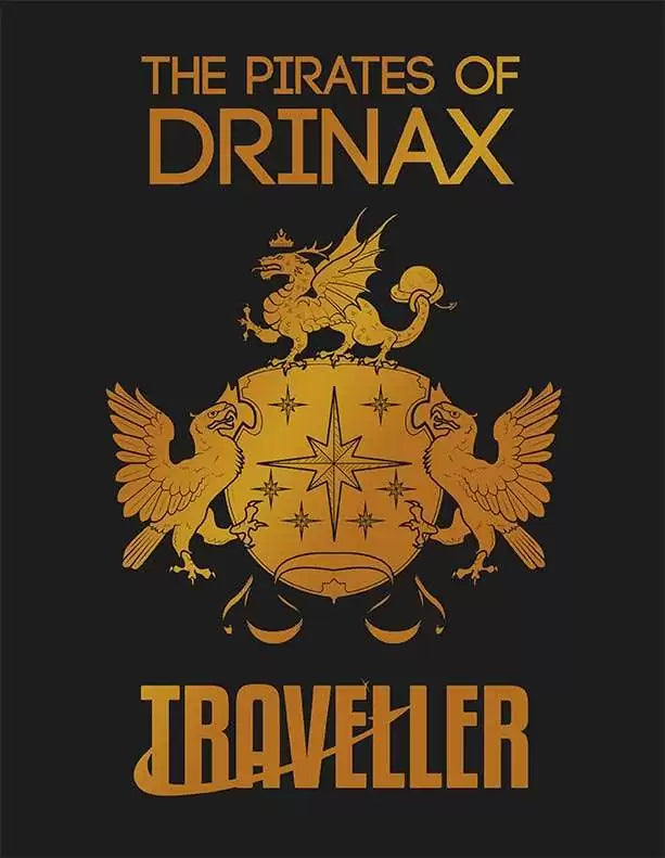 Traveller TTRPG Pirates of Drinax-3 Book Set NO MAPS