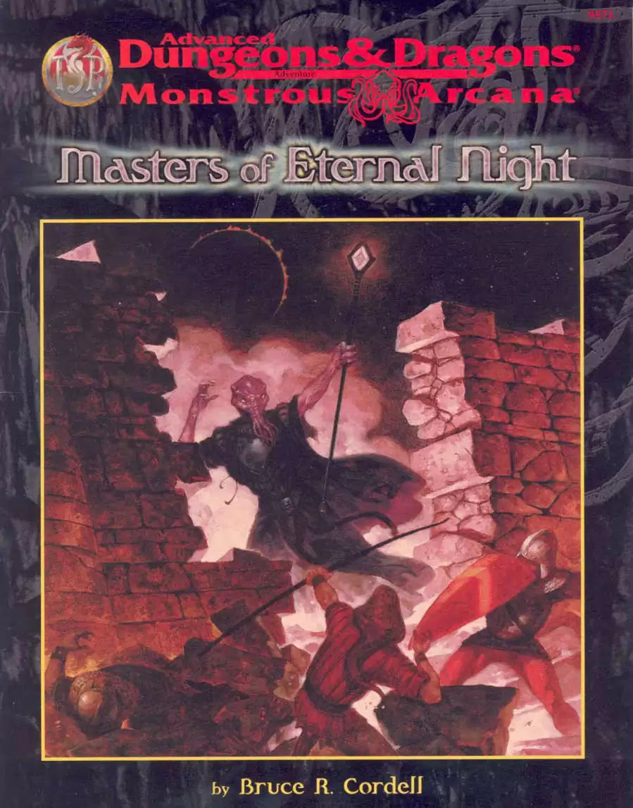 DND 2E TTRPG the Illithid Trilogy
