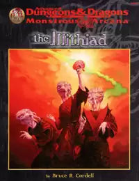 DND 2E TTRPG the Illithid Trilogy