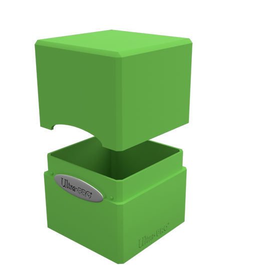 Ultra Pro Deck Box Satin Cube Lime Green